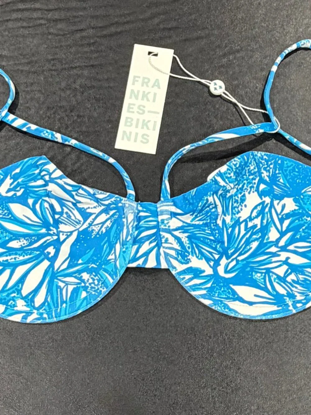 FRANKIES BIKINIS Bundle/Lot of 3 Iris Print Bikini - 1 Top & 2 Bottoms / All NWT